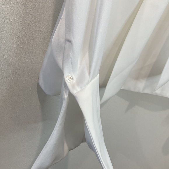 Intermix Rinnah Tie Detail Choker Neck Blouse - Picture 6 of 9